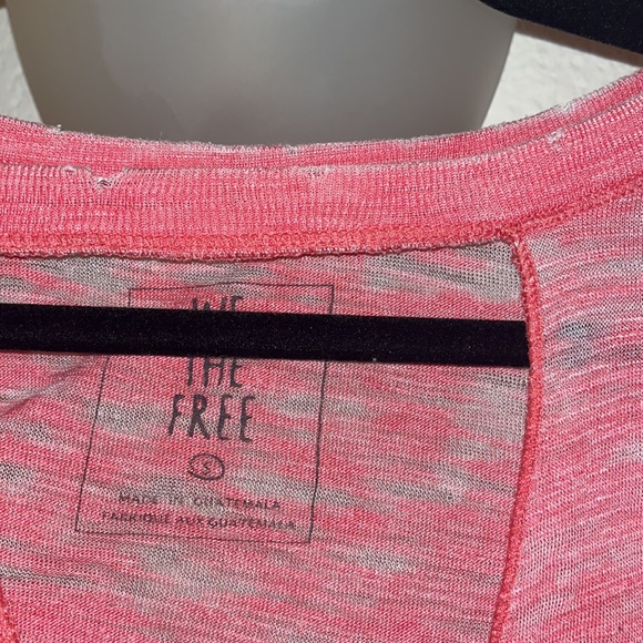 We the Free Jordan Cut Out V-Neck Tee - Red - Picture 4 of 6